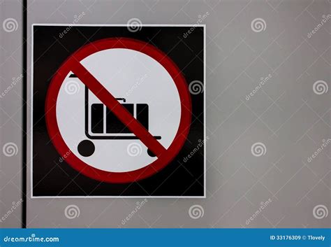 Label Ban Cart Stock Image Image Of Dumping Environment 33176309