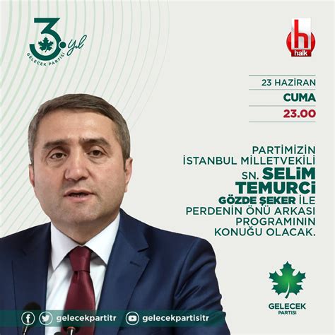 Gelecek Partisi On Twitter Partimizin Stanbul Milletvekili Say N