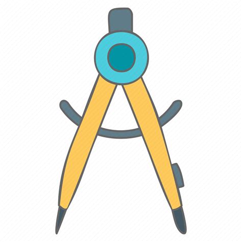 Compasses Dividers Geometry Compass Drafting School Tool Icon Download On Iconfinder