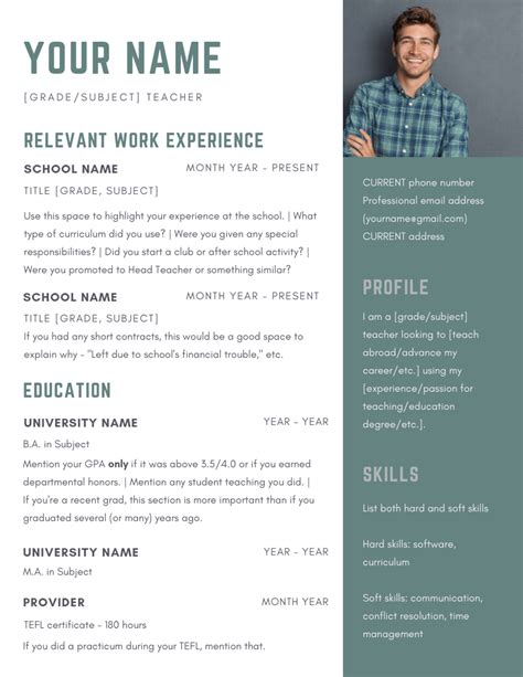 Creating A Resume For Teaching English Abroad Teaching Nomad