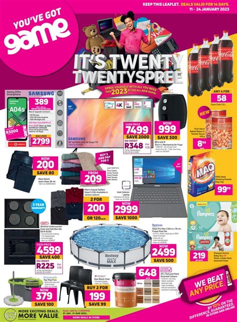 Game Specials & Deals 11 January - 24 January 2023