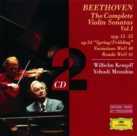 Amazon co jp Beethoven The Complete Violin Sonatas Vol I ヴィルヘルムケンプ