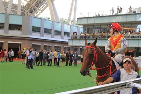 A Horse Racing at Hong Kong Jockey Club. Editorial Image - Image of ...