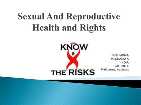 Ppt Sexual And Reproductive Health And Rights Powerpoint Presentation