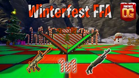 🎄1v1 Winterfest Ffa Rvus Fortnite Creative Map Code