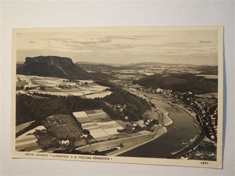 S Chsische Schweiz Lilienstein V D Festung K Nigstein Ak Ebay