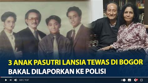 Nasib 3 Anak Pasutri Lansia Tewas Di Bogor Bakal Dilaporkan Ke Polisi