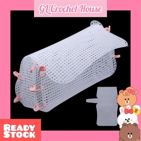 Plastic Canvas Mesh Diy Bag Shopee Malaysia