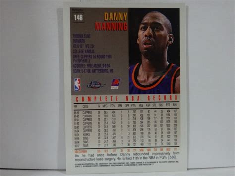 1997 98 Topps Chrome Refractor 146 Danny Manning For Sale Online EBay