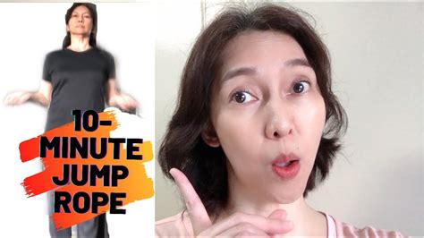 10 Minute Beginner Jump Rope Workout With A Pretend Jump Rope 😄 Youtube