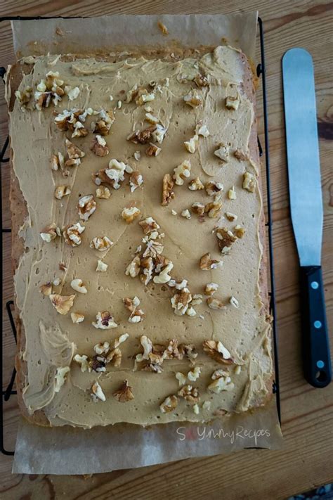 Mary Berrys Coffee And Walnut Traybake So Yummy Recipes