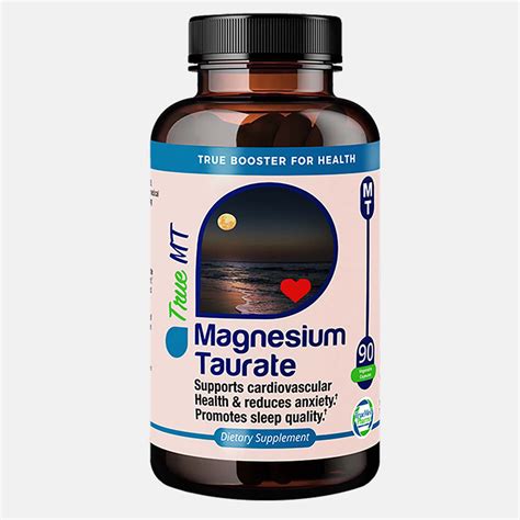 TrueMed Magnesium Taurate Supports Cardiovascular Health And Reduces