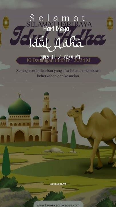 Selamat Hari Raya Idul Adha 1445 H😇🙏🙏💖 Youtube