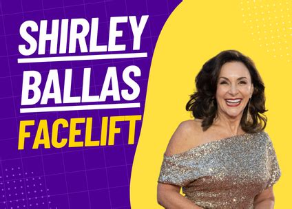 Shirley Ballas Facelift: A Fresh Start