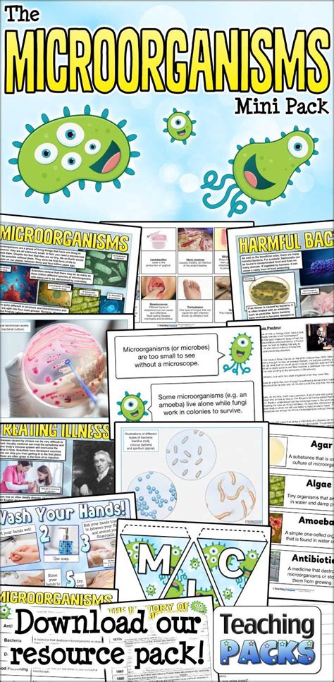 The Microorganisms Teaching Pack Teaching Packs Microorganisms 5th