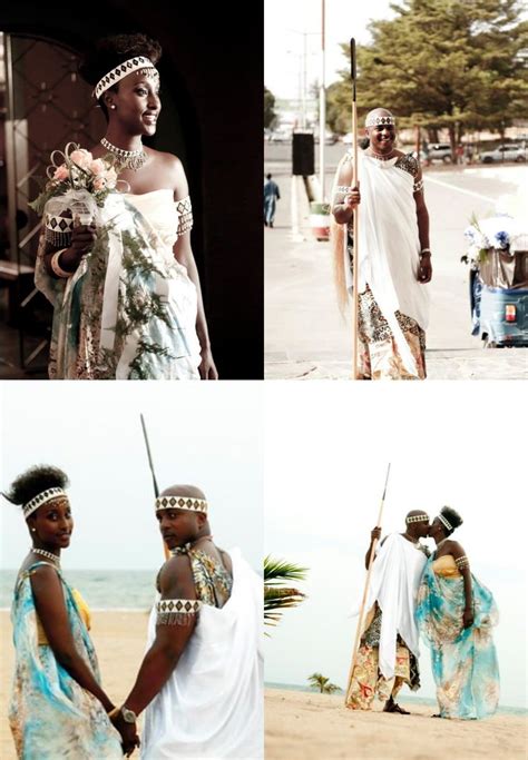 Traditional Burundian Newlyweds Traditional Wedding Attire African