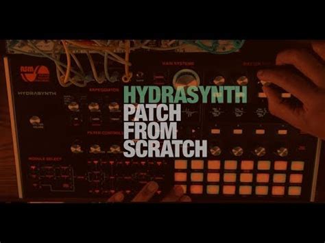 ASM Hydrasynth Patch From Scratch Ep 01 YouTube