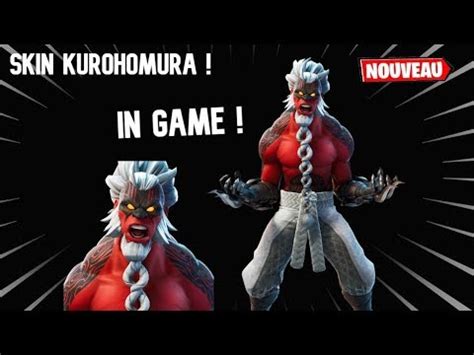 GAMEPLAY NEW SKIN KUROHOMURA IN GAME SUR FORTNITE YouTube