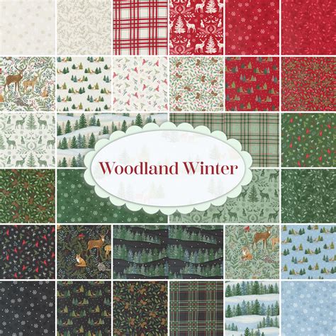 Woodland Winter Yardage By Deb Strain For Moda Fabrics Shabby Fabrics