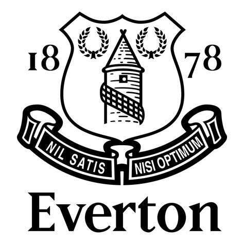 Everton FC Logo Black and White – Brands Logos