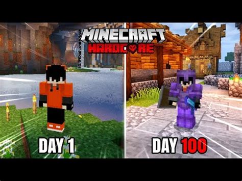 Aku Mencoba Bertahan Hidup Selama 100 Hari Di Minecraft Hardcore YouTube