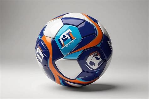 Premium Photo Football Ball Mock Up Design