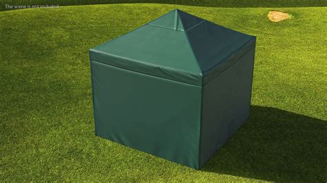 Green Outdoor Gazebo Tent With Plastic Furniture 3d Model 79 3ds