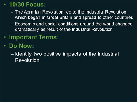 Agrarian Revolution Event That Sparked The Industrial Revolution New