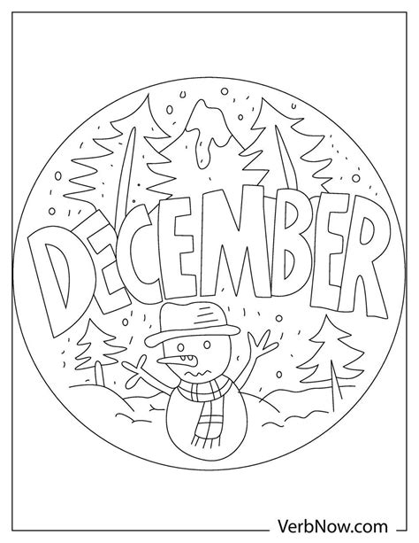 December Coloring Pages