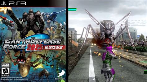 Earth Defense Force Ps Gameplay Youtube