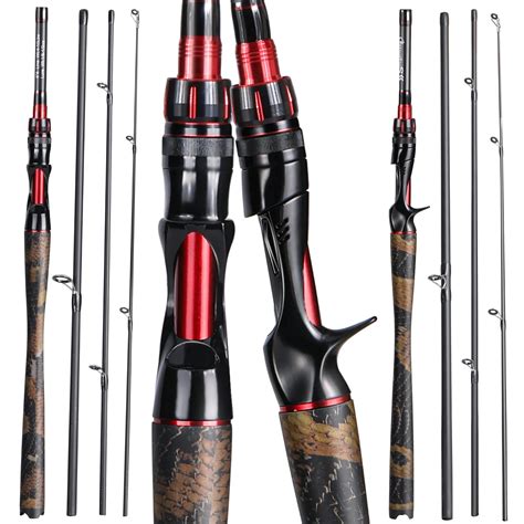 Sougayilang Fishing Rod M Ultralight Carbon Fiber Spinning And