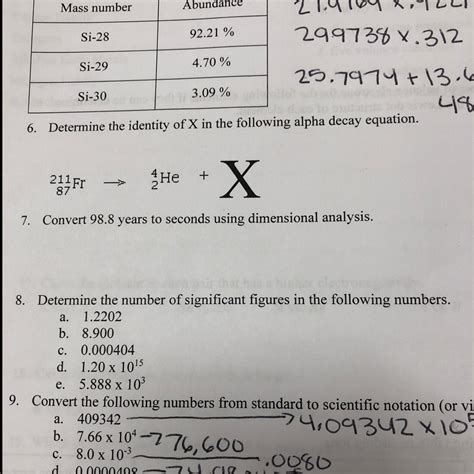 8 Determine The Number Of Significant Figures In The Following Numbers