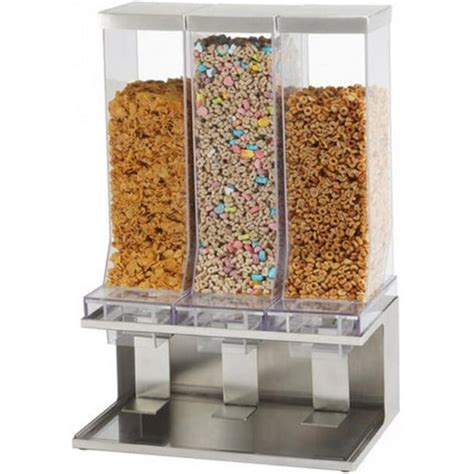 Cal Mil 22355 3 55 175 X 12 X 24 In Push Tab Stainless Cereal