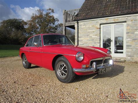 Mgb Gt Overdrive Webasto Sunroof Unleaded Excellent Restored