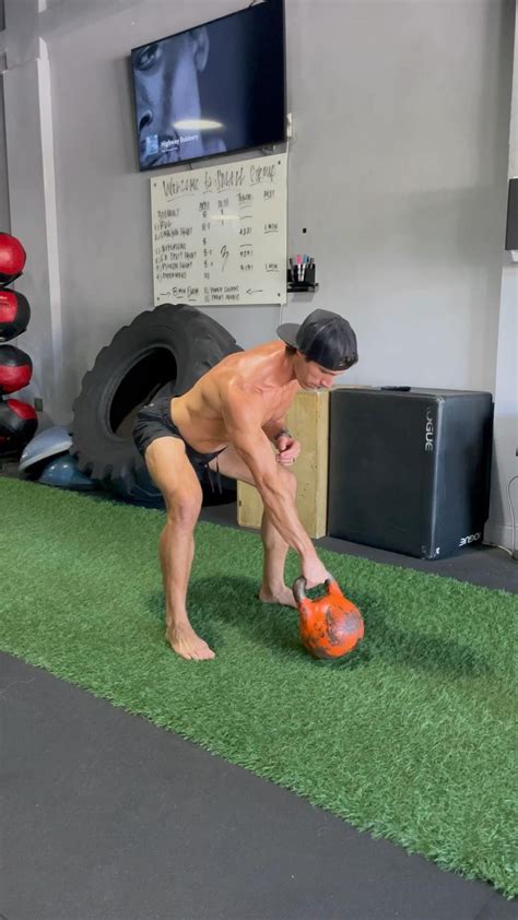 Kettlebell Full Body Sets X Reps Kettlebell Training Fitness