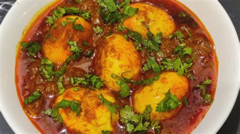 Egg Curry Recipe Dhaba Style Anda Curry Masala Recipe Best Anda