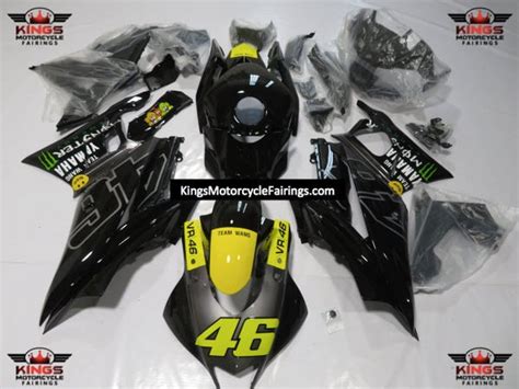 Yamaha R3 Fairings 2015 2018 Black Silver Yellow Kings