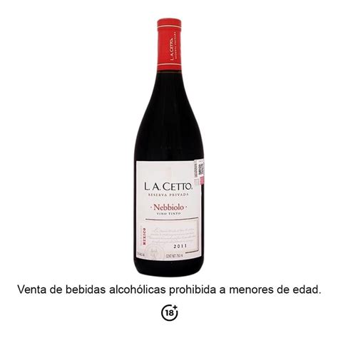 Vino Tinto LA Cetto Reserva Privada Nebbiolo 750 Ml Walmart