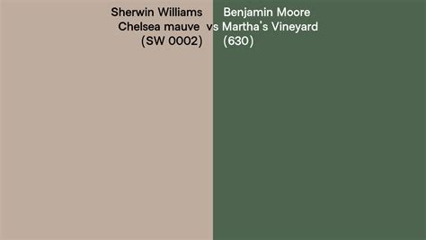 Sherwin Williams Chelsea Mauve Sw Vs Benjamin Moore Martha S