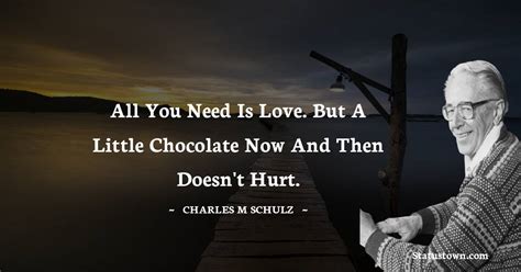 All You Need Is Love But A Little Chocolate Now And Then Doesnt Hurt