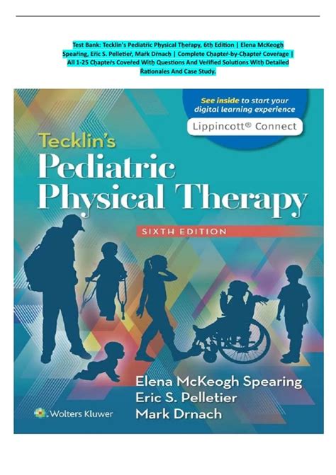 Full Test Bank for Tecklin's Pediatric Physical Therapy, 6th Edition by