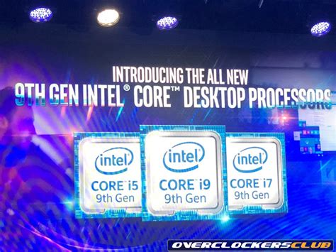 Intel Fall Desktop Launch Event 9th Gen Intel Core Series