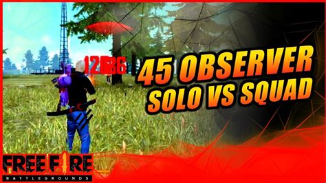 Unbelievable Solo Vs Squad Observer With Commentary Must Watch