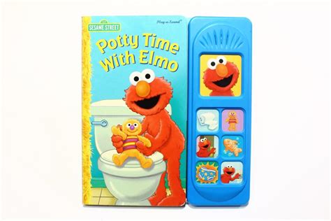 Sesame Street Potty Time With Elmo Potty Training Sound Book Yasmina