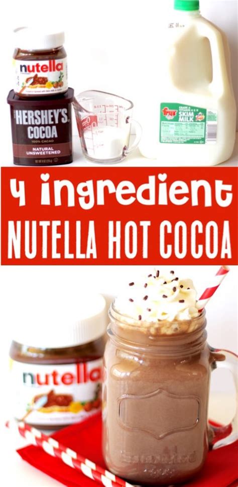 Crockpot Nutella Hot Chocolate Recipe 4 Ingredients The Frugal Girls