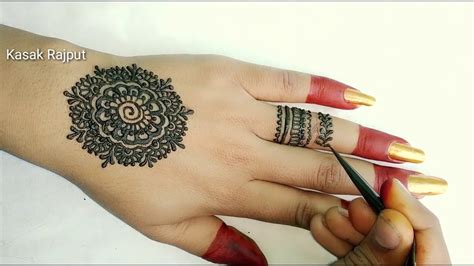 Flower Mehndi Designs For Back Hands | Best Flower Site