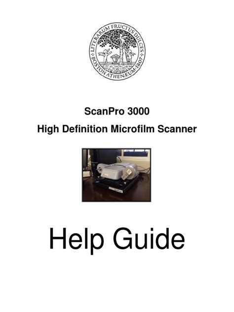 Scanpro 3000 User Manual | PDF | Button (Computing) | Image Scanner