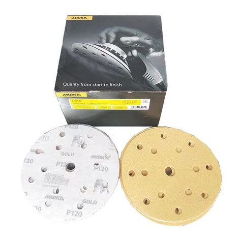 Mirka Gold Sanding Disc Yellow Polishing Disc P80 P500 5inches 6inches