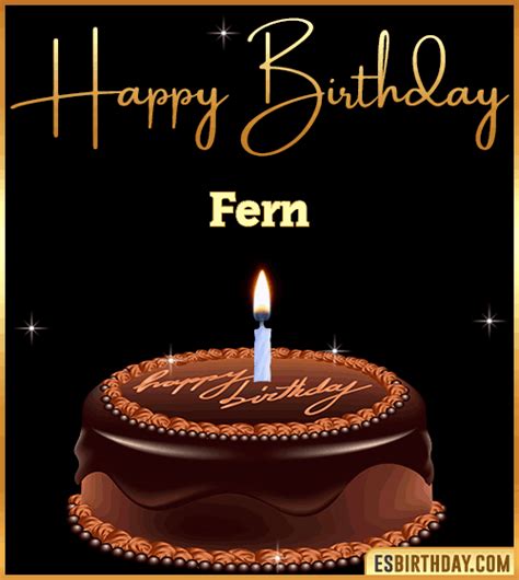 Happy Birthday Fern  🎂 Images Animated Wishes【28 S】