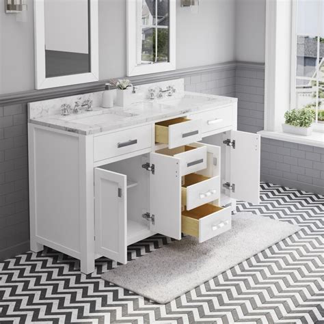 Andover Mills Minnetrista Double Bathroom Vanity With Marble Top